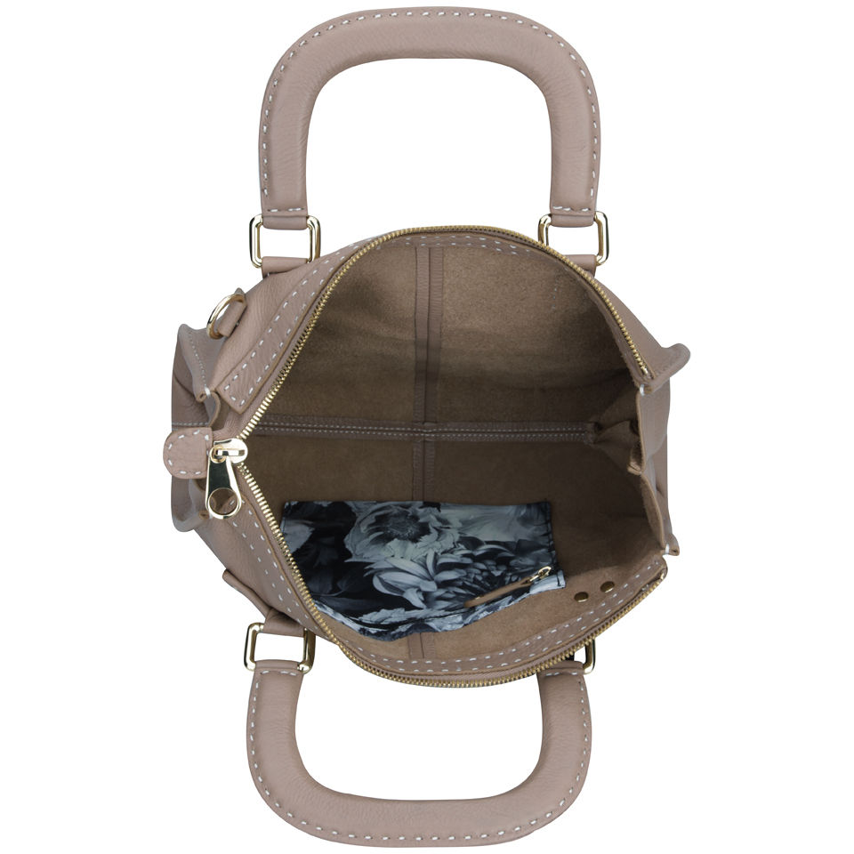 Ted Baker Hickory Stab Stitch East West Leather Tote Bag - Natural