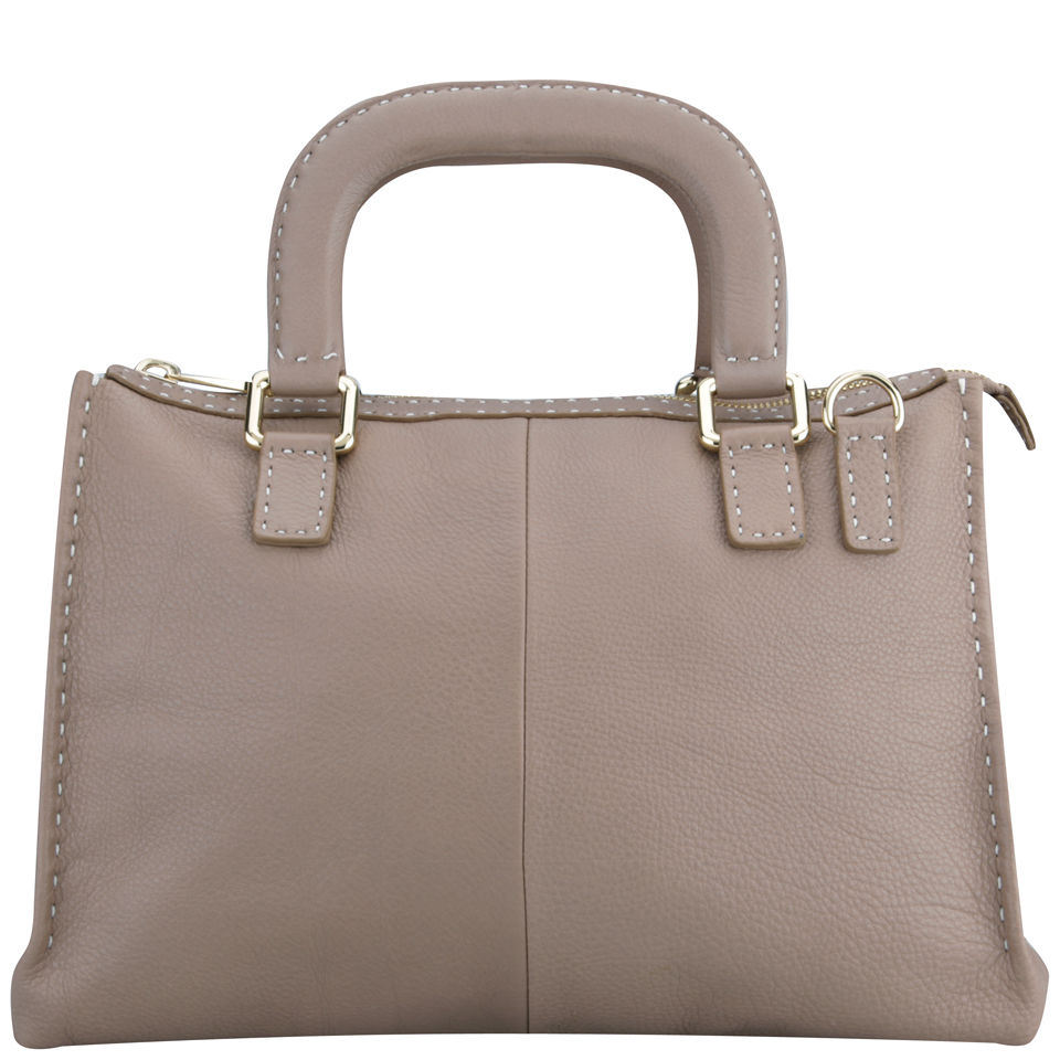 Ted Baker Hickory Stab Stitch East West Leather Tote Bag Natural