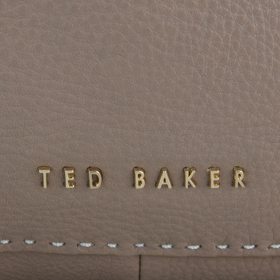 Ted Baker Hickory Stab Stitch East West Leather Tote Bag - Natural