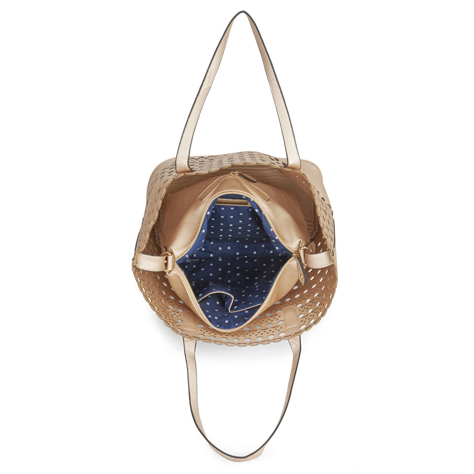 Street Level Laser Cut Tote Bag - Blush