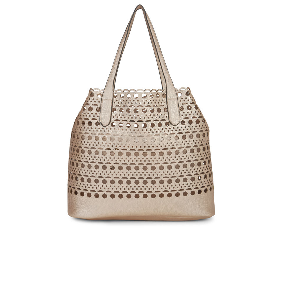 Street Level Laser Cut Tote Bag - Blush