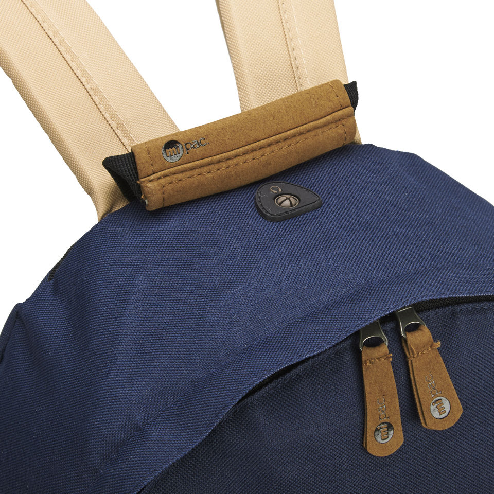 Mi-Pac Tonal Backpack - Navy/Light Brown