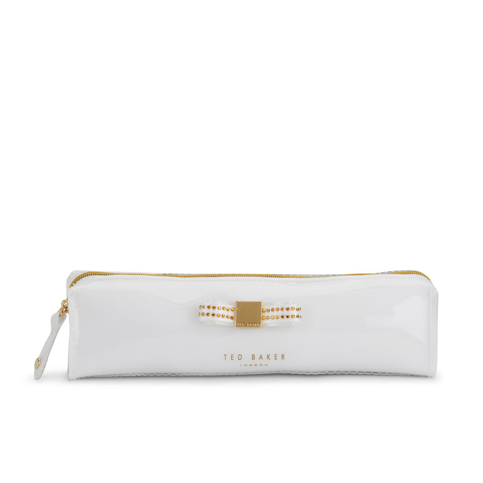 Ted Baker Crysa Jewel Bow Pencil Case White