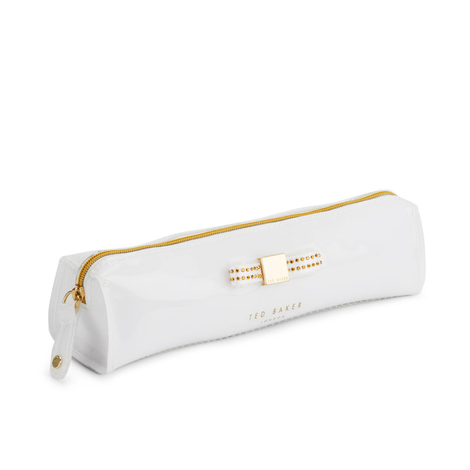 Ted Baker Crysa Jewel Bow Pencil Case - White
