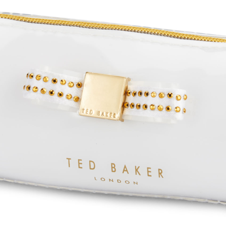 Ted Baker Crysa Jewel Bow Pencil Case - White