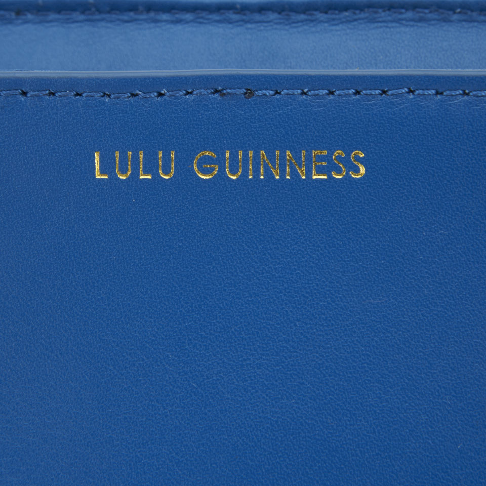 Lulu Guinness Women's Pixie Abstract Lips Cross Body -  Blue