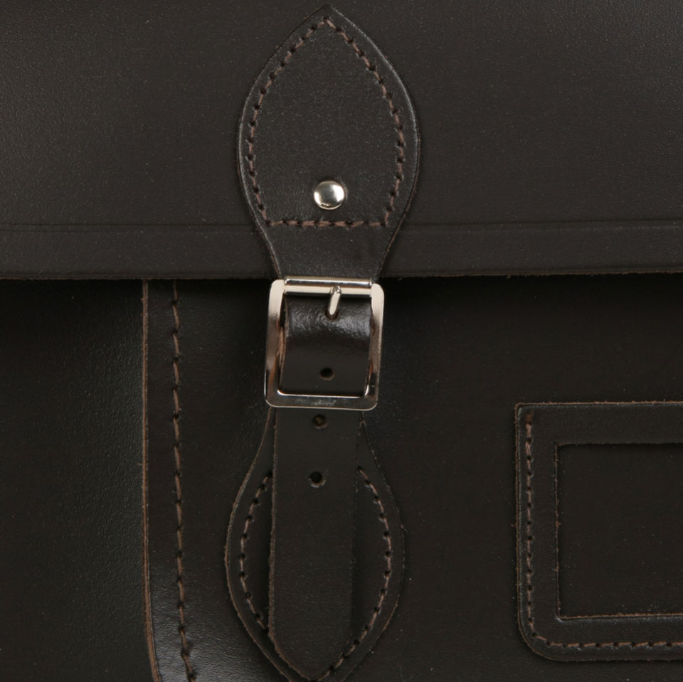 The Cambridge Satchel Company 15 Inch Leather Satchel - Dark Brown