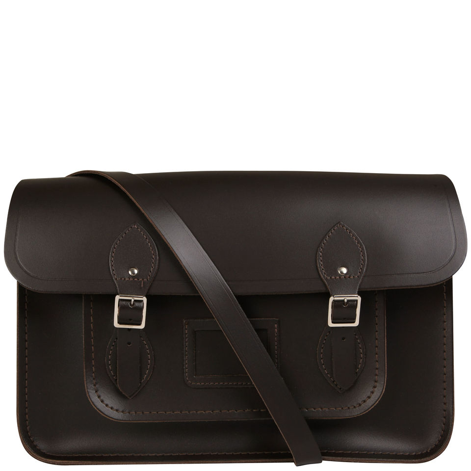 The Cambridge Satchel Company 15 Inch Leather Satchel - Dark Brown