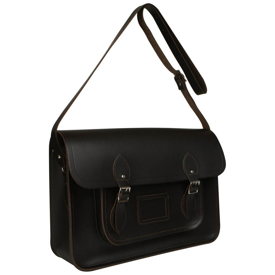 The Cambridge Satchel Company 15 Inch Leather Satchel - Dark Brown