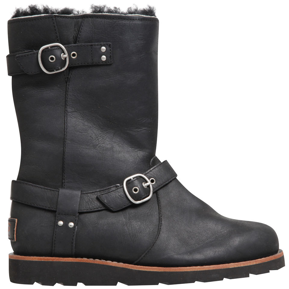UGG Women's Noira Buckle Boots - Black | Coggles