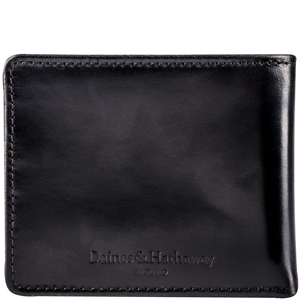 Daines & Hathaway Leather Billfold Wallet - Bridle Black