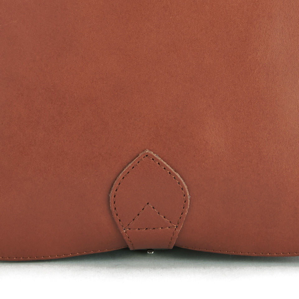 Sandqvist Women's Malin Leather Saddle Bag - Cognac Brown