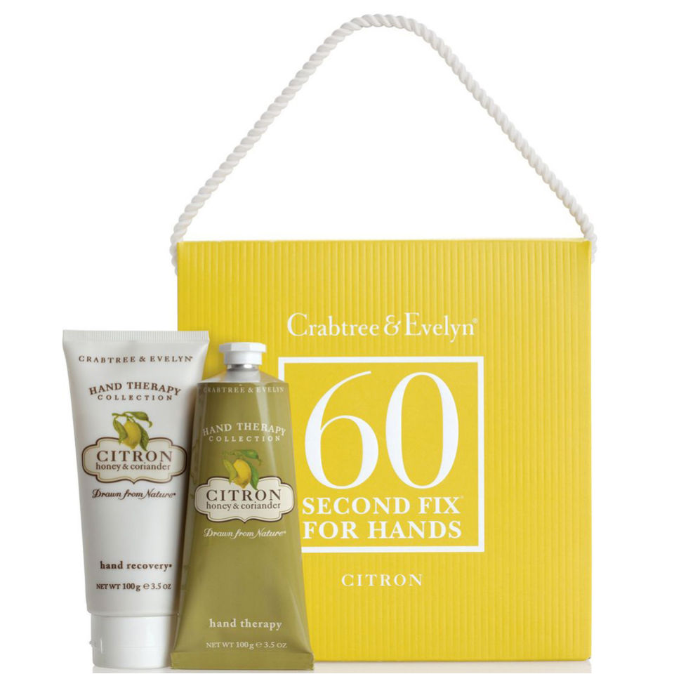 Crabtree & Evelyn Citron 60 Second Fix Kit Hands Full