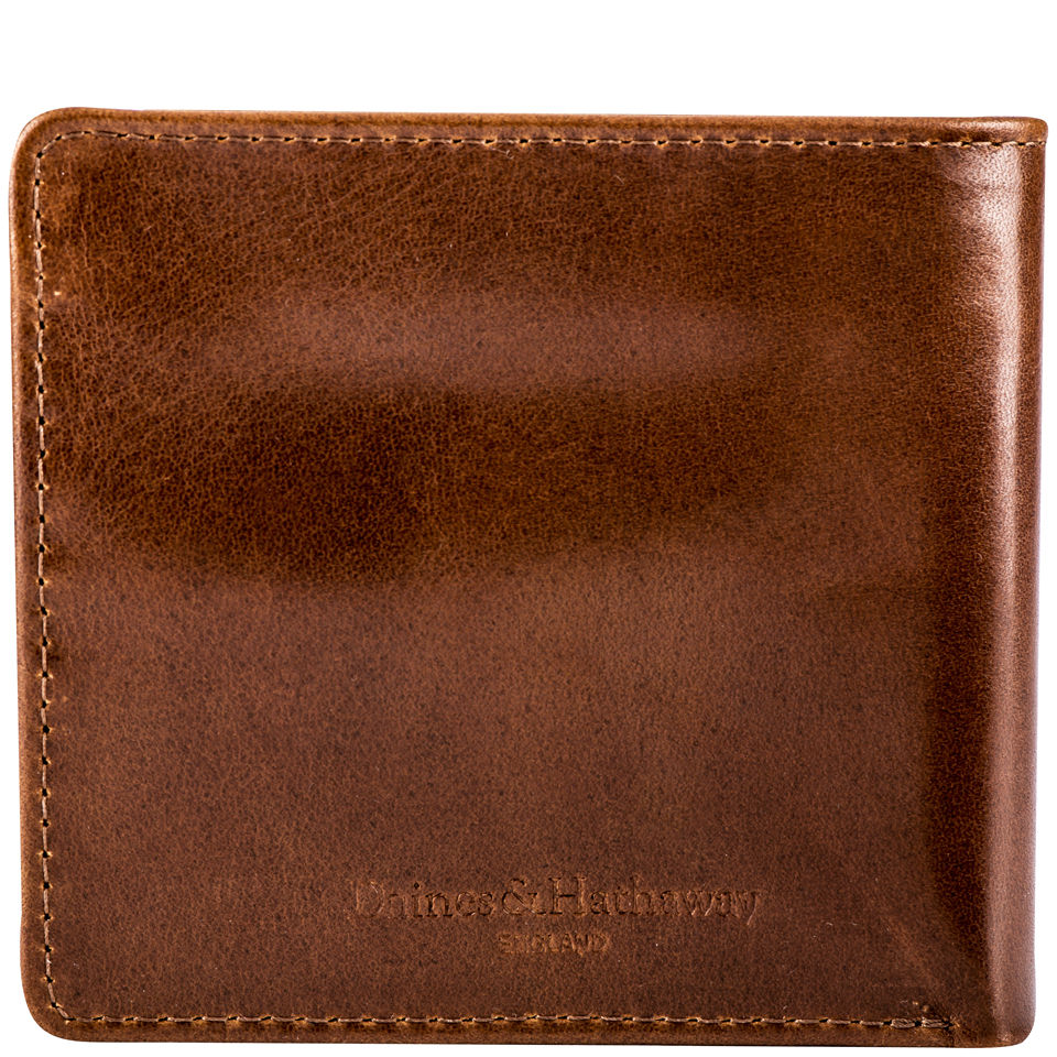Daines & Hathaway Notecase Leather Wallet - Brooklyn Brown