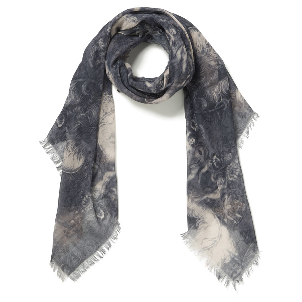 Maison Scotch Lightweight Scarf - Angel Print