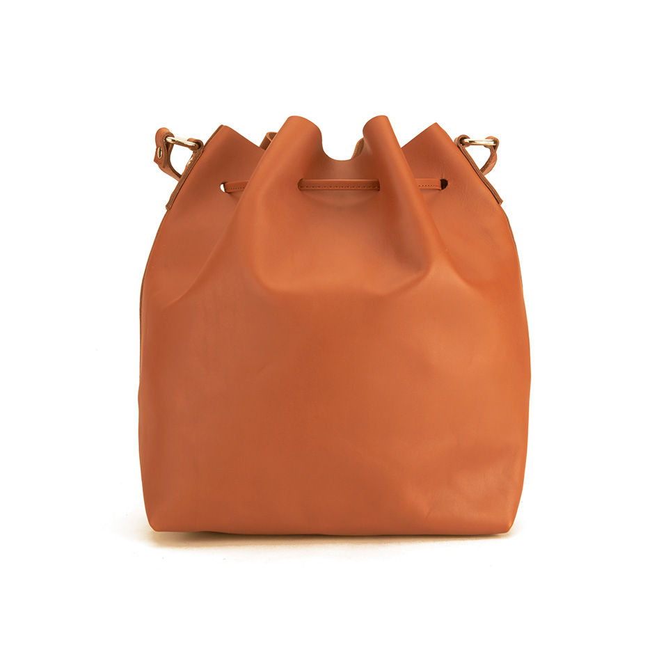 Sandqvist Women's Marianne Leather Bucket Bag - Cognac Brown