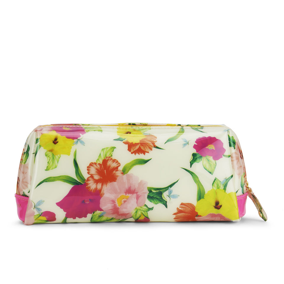 Ted Baker Lopit Flowers At High Tea Large Wash Bag - Cream