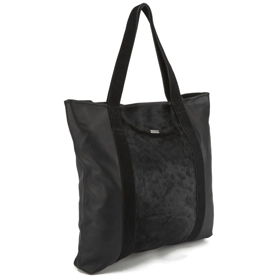 Maison Scotch Women's Leather Tote Bag - Black