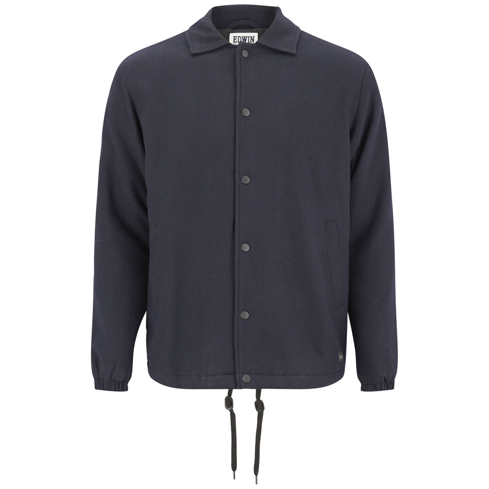 Edwin Men s Coach Jacket Navy Coggles