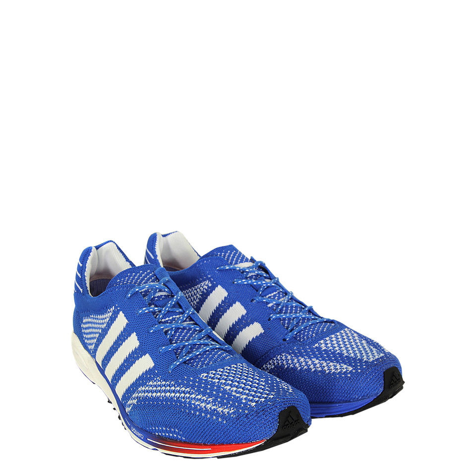 adidas Originals Men's adiZero PrimeKnit Olympics Running Trainers - Blue -  6 | Coggles