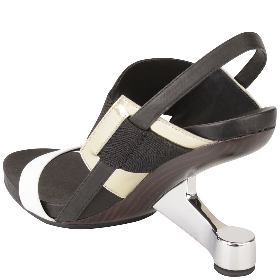 United Nude Women's Eamz Mika Heels - Black/Gold | Allsole