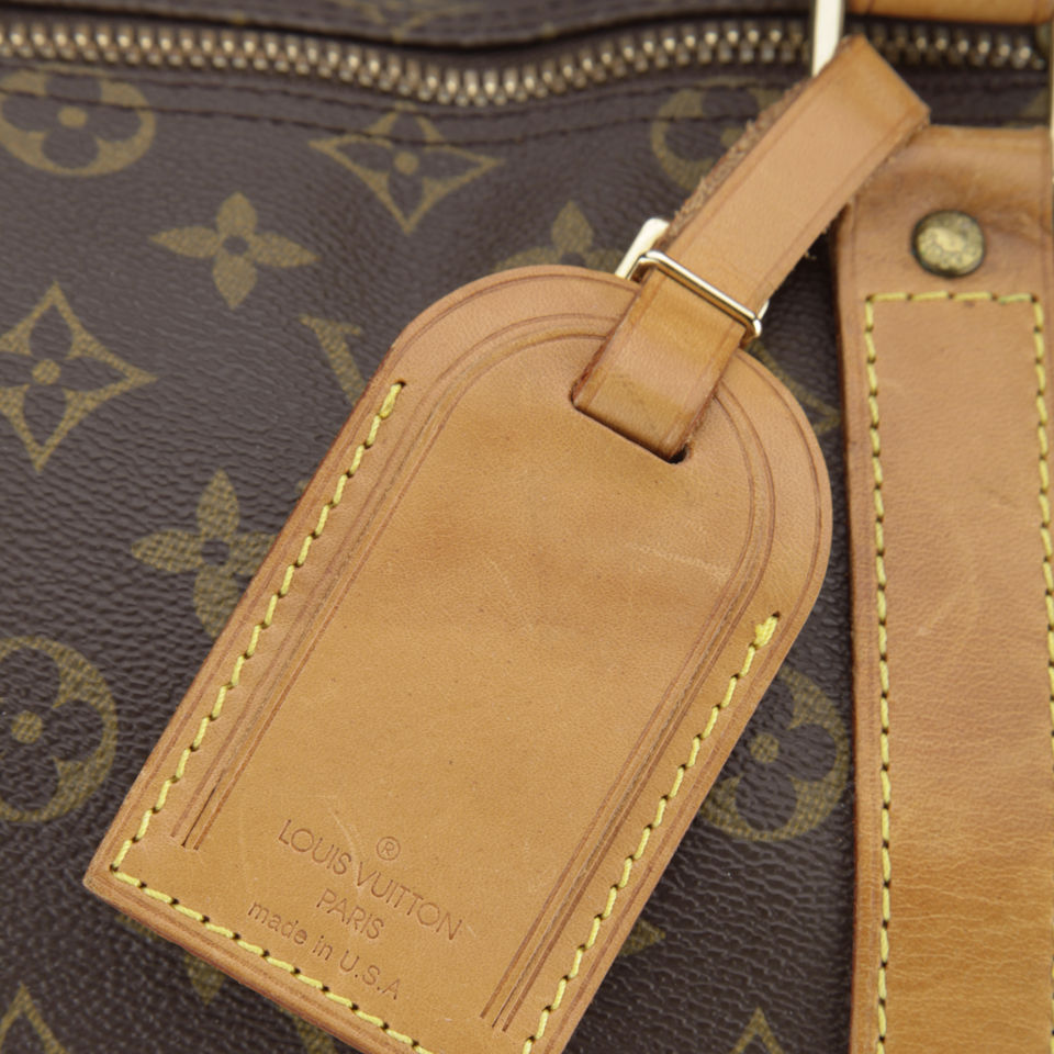 Louis Vuitton Vintage Leather Keepall 45 Holdall - Brown