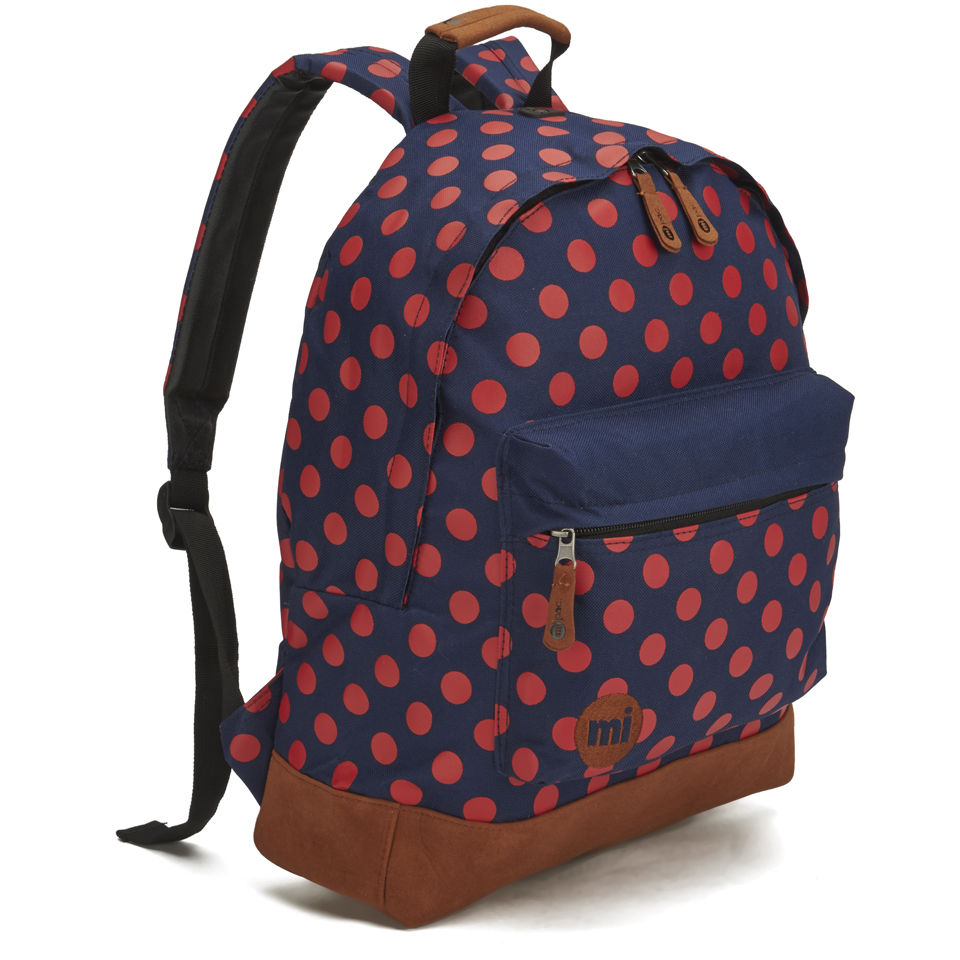 Mi-Pac All Polka Backpack - Navy/Red