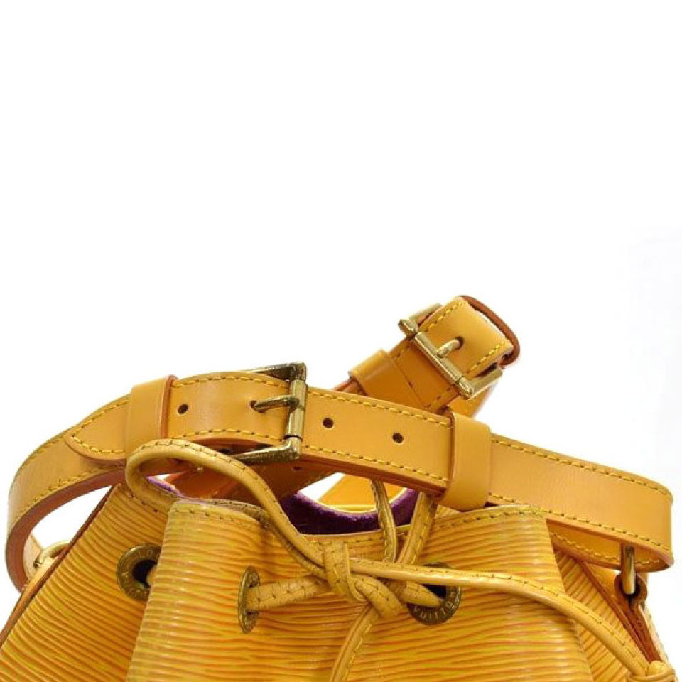 Louis Vuitton Vintage Yellow Epi Leather NOE Petit Shoulder Bag