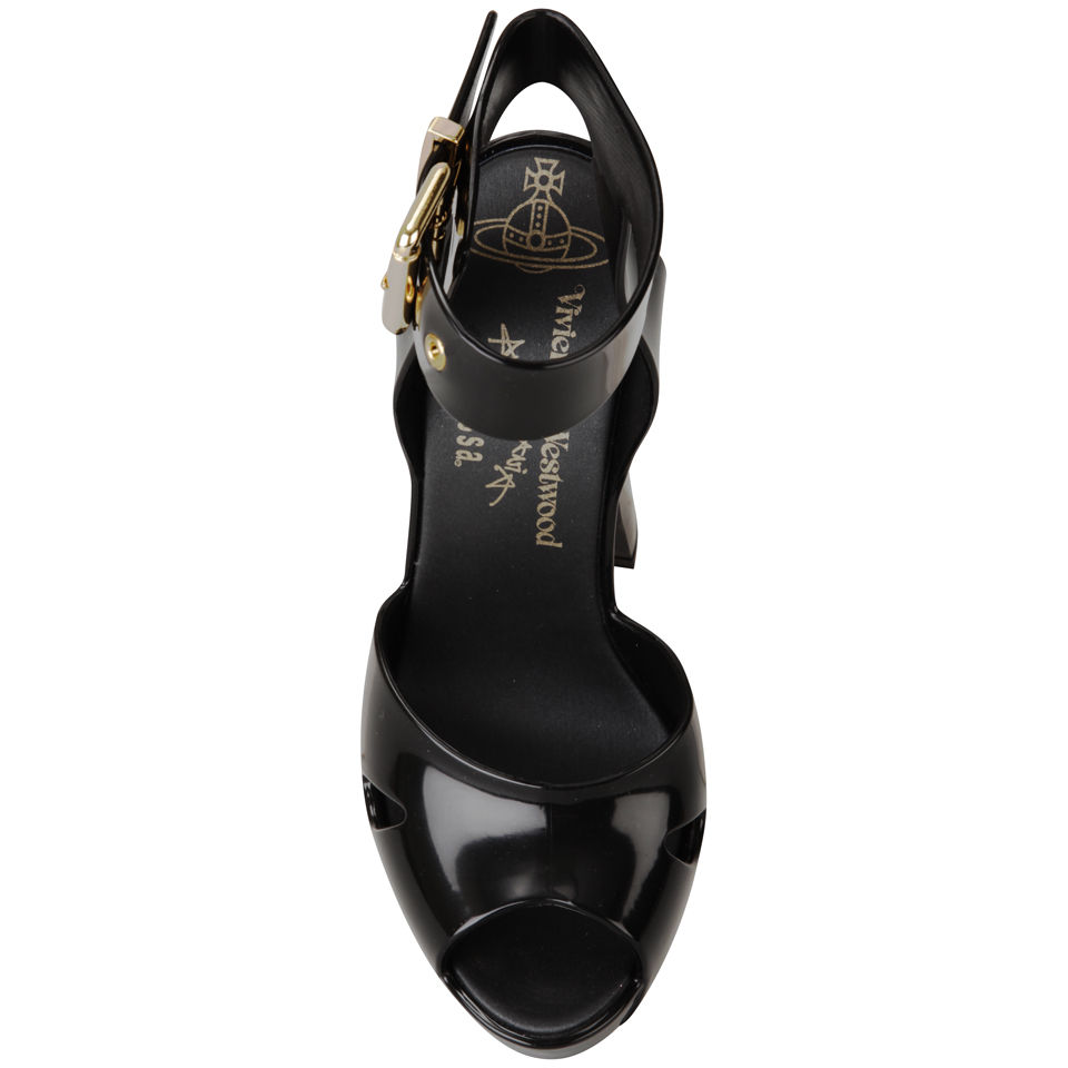 Vivienne Westwood for Melissa Women s Slave Platform Heels Black Allsole