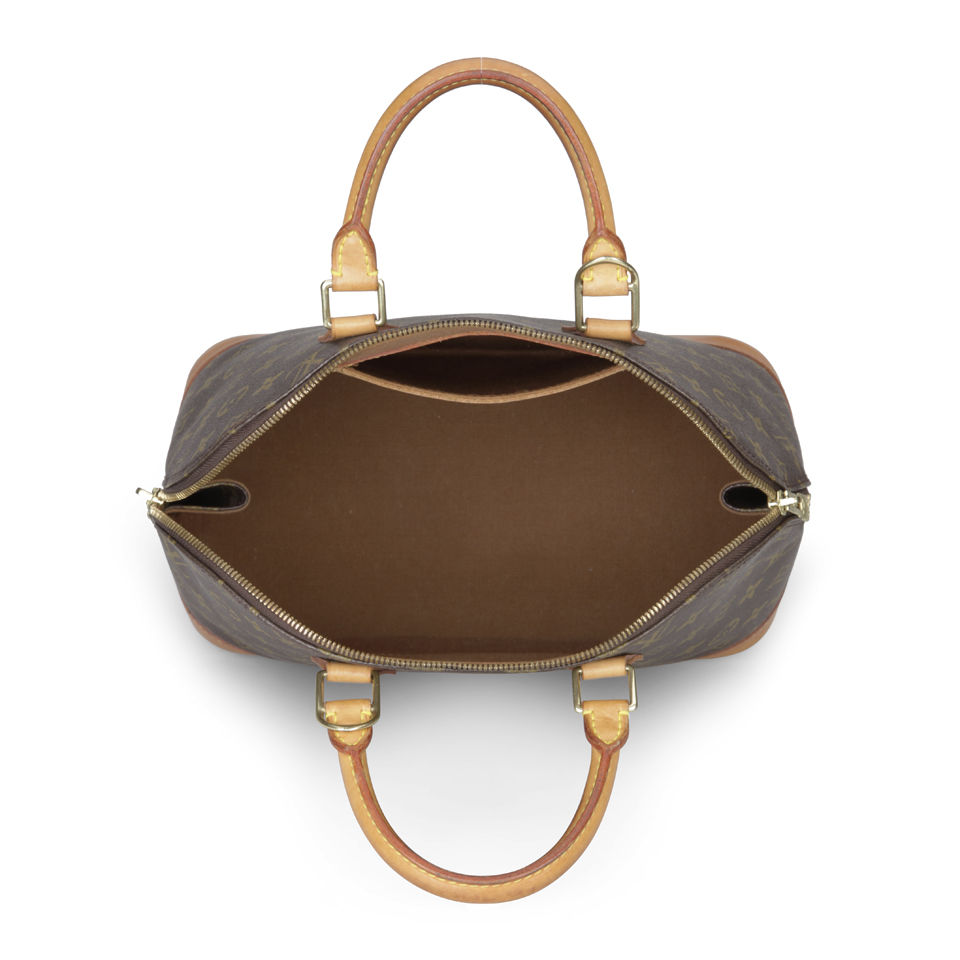 Louis Vuitton Vintage Leather Alma Bowler Bag - Brown
