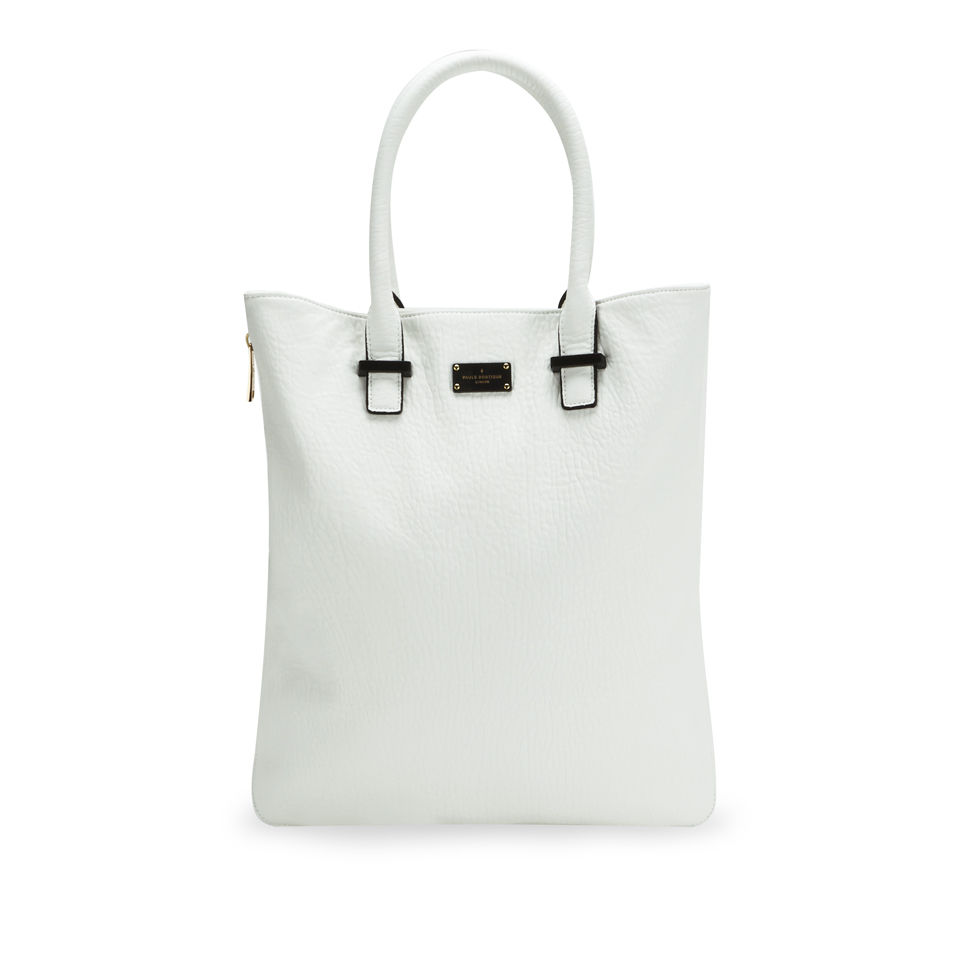 Paul's Boutique Stevie Classic Texture Zip Tote Bag - White