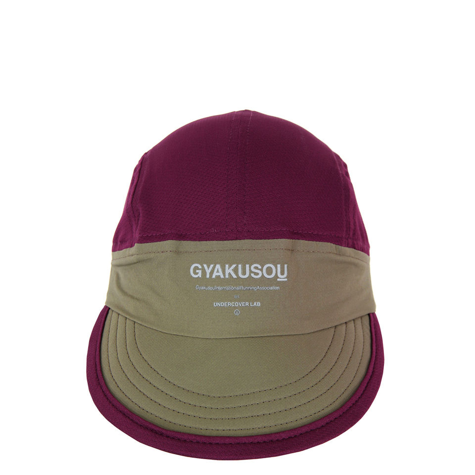 Nike x Undercover GYAKUSOU Men s Olive Khaki Sangria UC Dri FIT Mesh Running Cap Olive Khaki Sangria Coggles