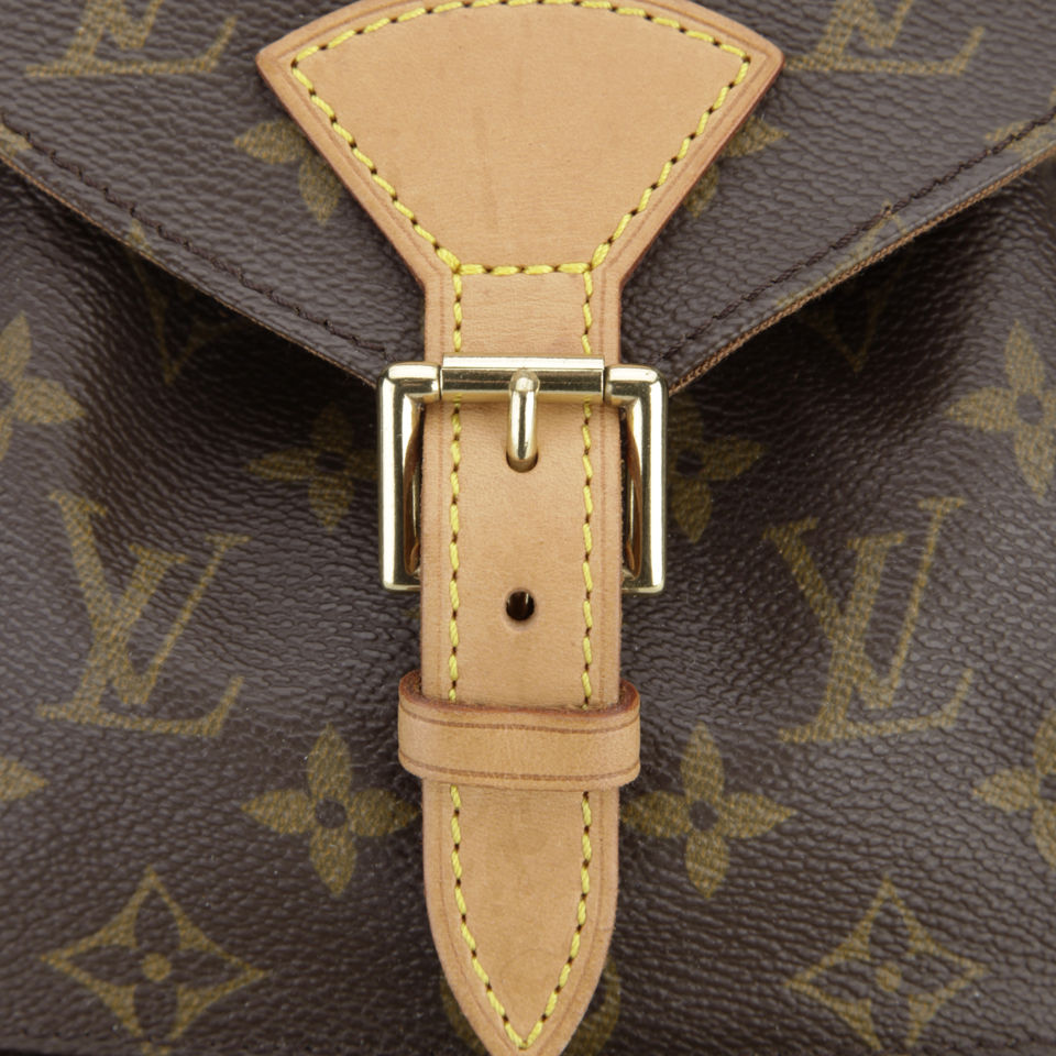 Louis Vuiton Vintage Leather Moyen Montsouris Backpack - Brown