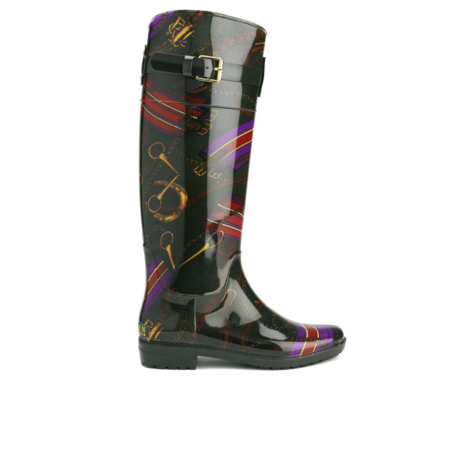 Lauren Ralph Lauren Women s Rossalyn II PVC Wellies Olive Multi Allsole