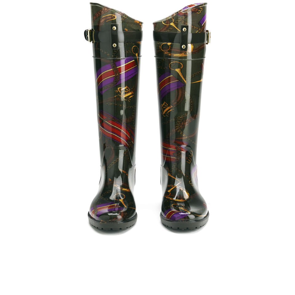 Lauren Ralph Lauren Women s Rossalyn II PVC Wellies Olive Multi Allsole