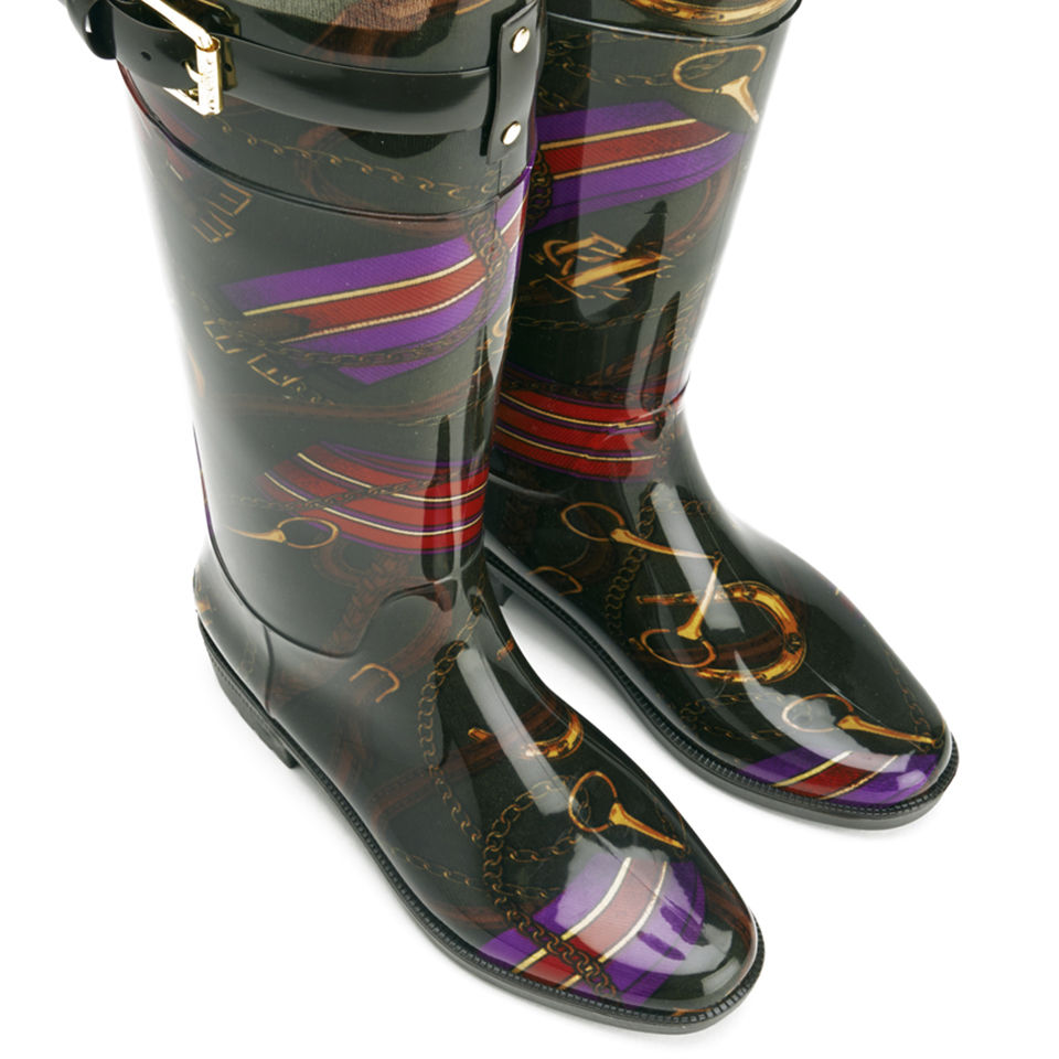 Lauren Ralph Lauren Women s Rossalyn II PVC Wellies Olive Multi Allsole