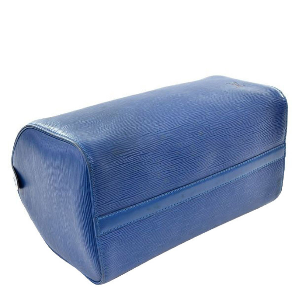 Louis Vuitton Vintage Blue Epi Leather Speedy 25 Bag