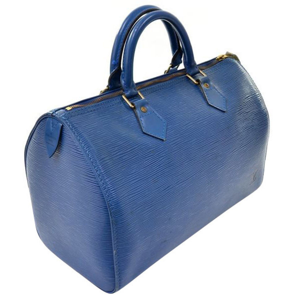 Louis Vuitton Vintage Blue Epi Leather Speedy 25 Bag