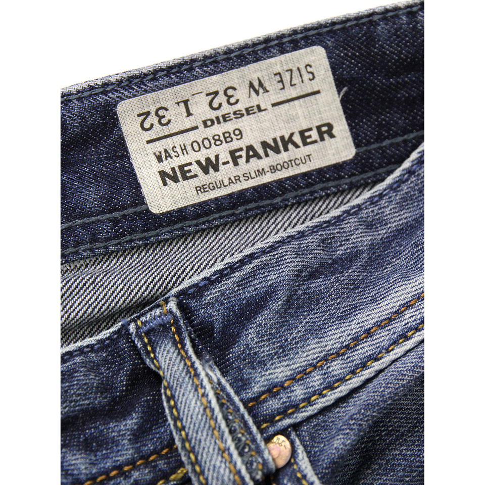 Diesel Men s New Fanker Bootcut 8B9 Wash Jeans Wash 8B9 Coggles