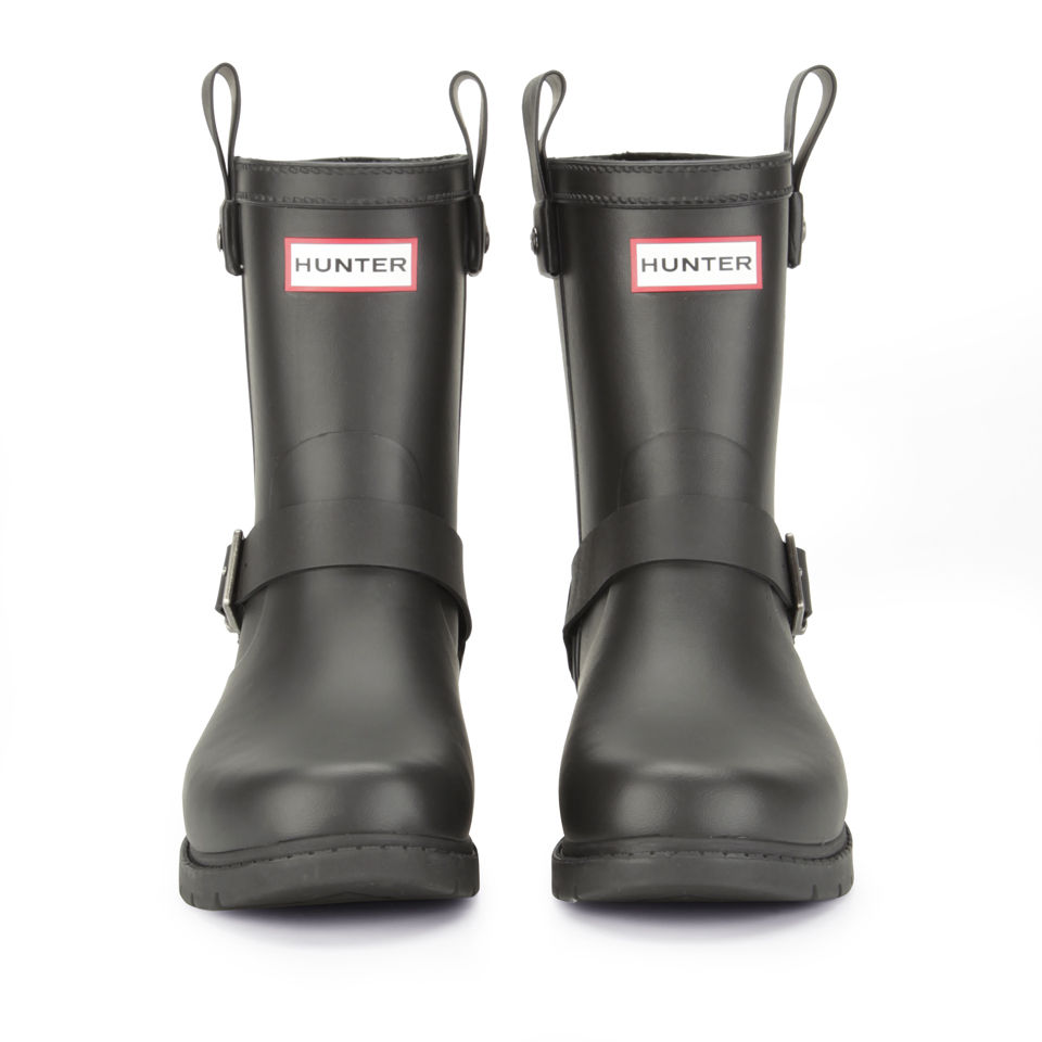 Hunter Women s Shoreditch Ladies Biker Wellies Black Allsole