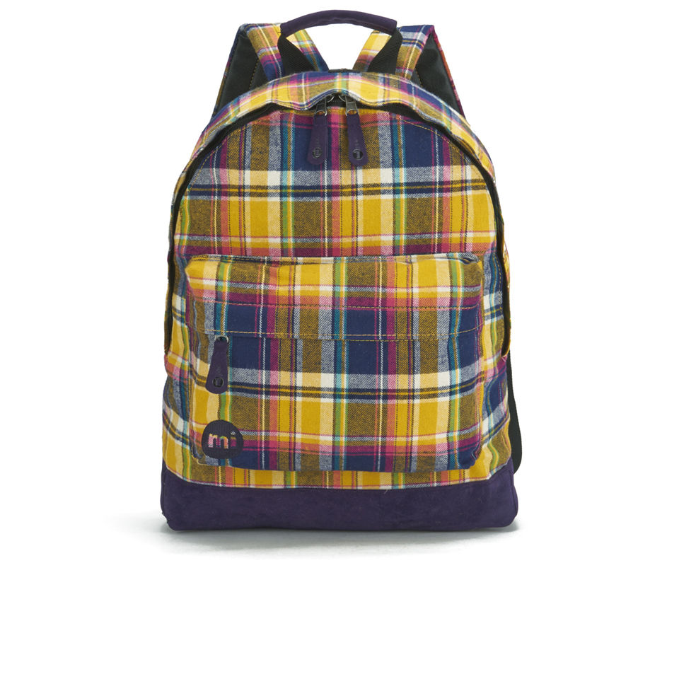 Mi-Pac Premium Tartan Backpack - Navy