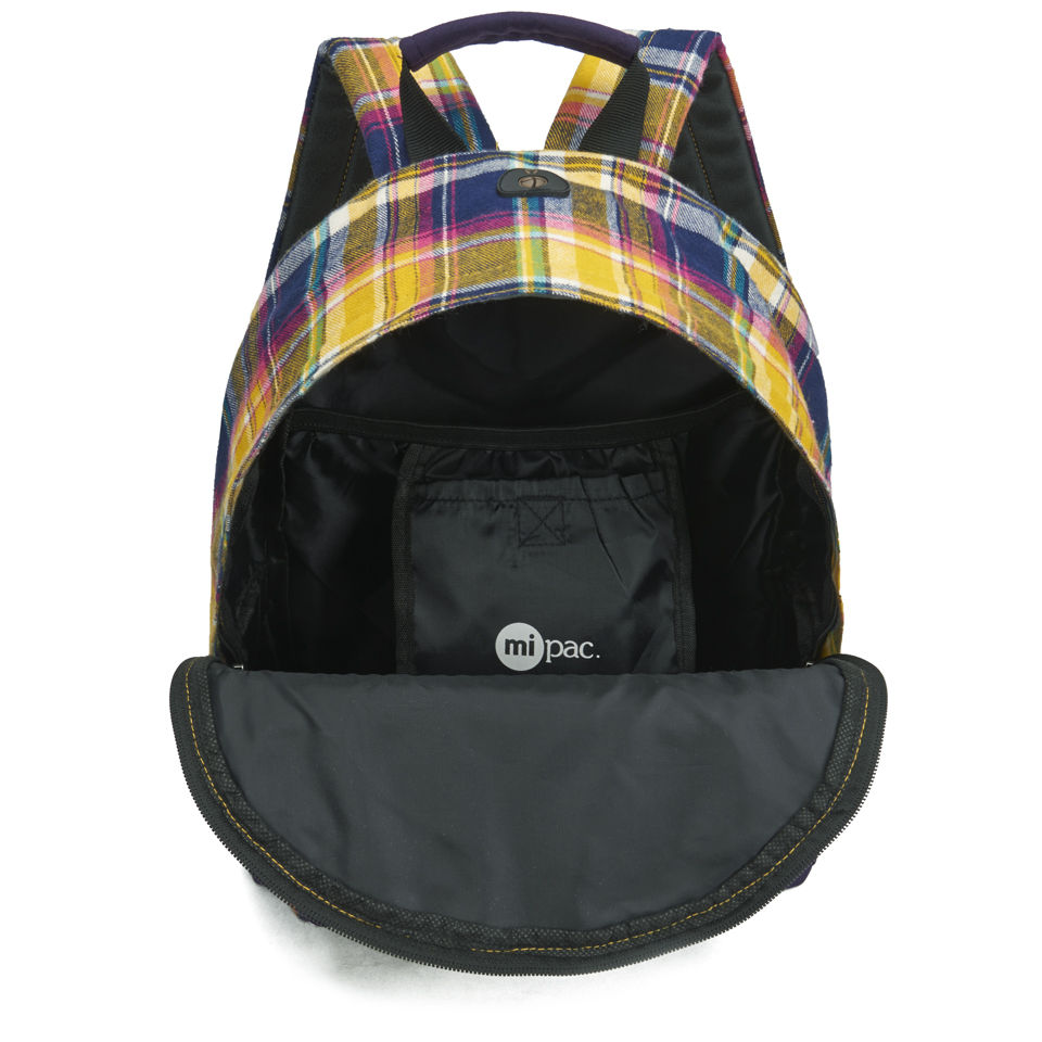 Mi-Pac Premium Tartan Backpack - Navy