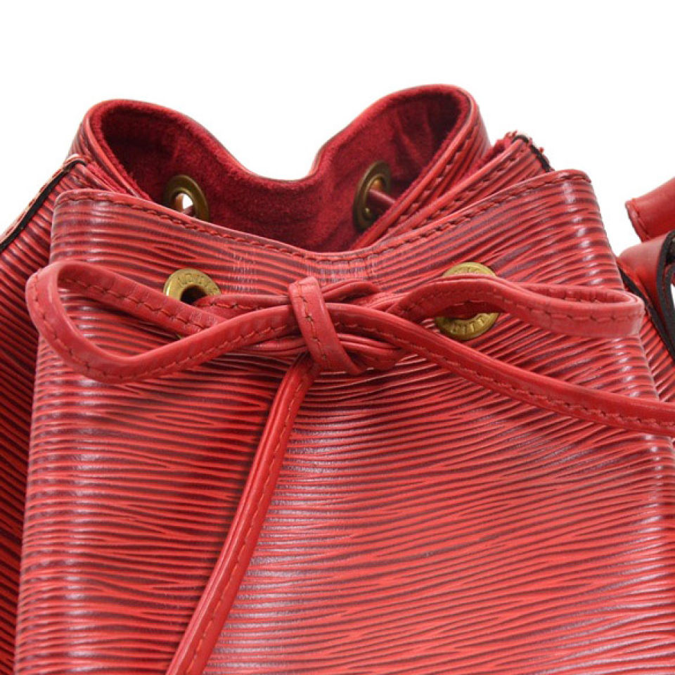 Louis Vuitton Vintage Red Epi Leather Noe Petit Red Shoulder Bag