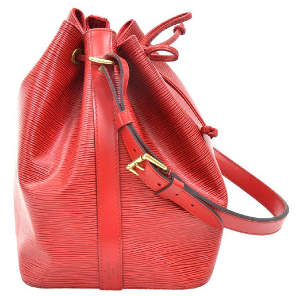 Louis Vuitton Vintage Red Epi Leather Noe Petit Red Shoulder Bag