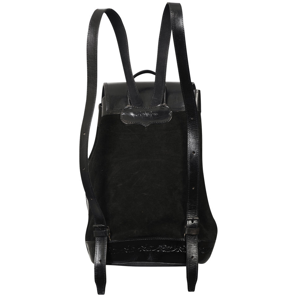 Beara Beara Mochata Leather Backpack - Black