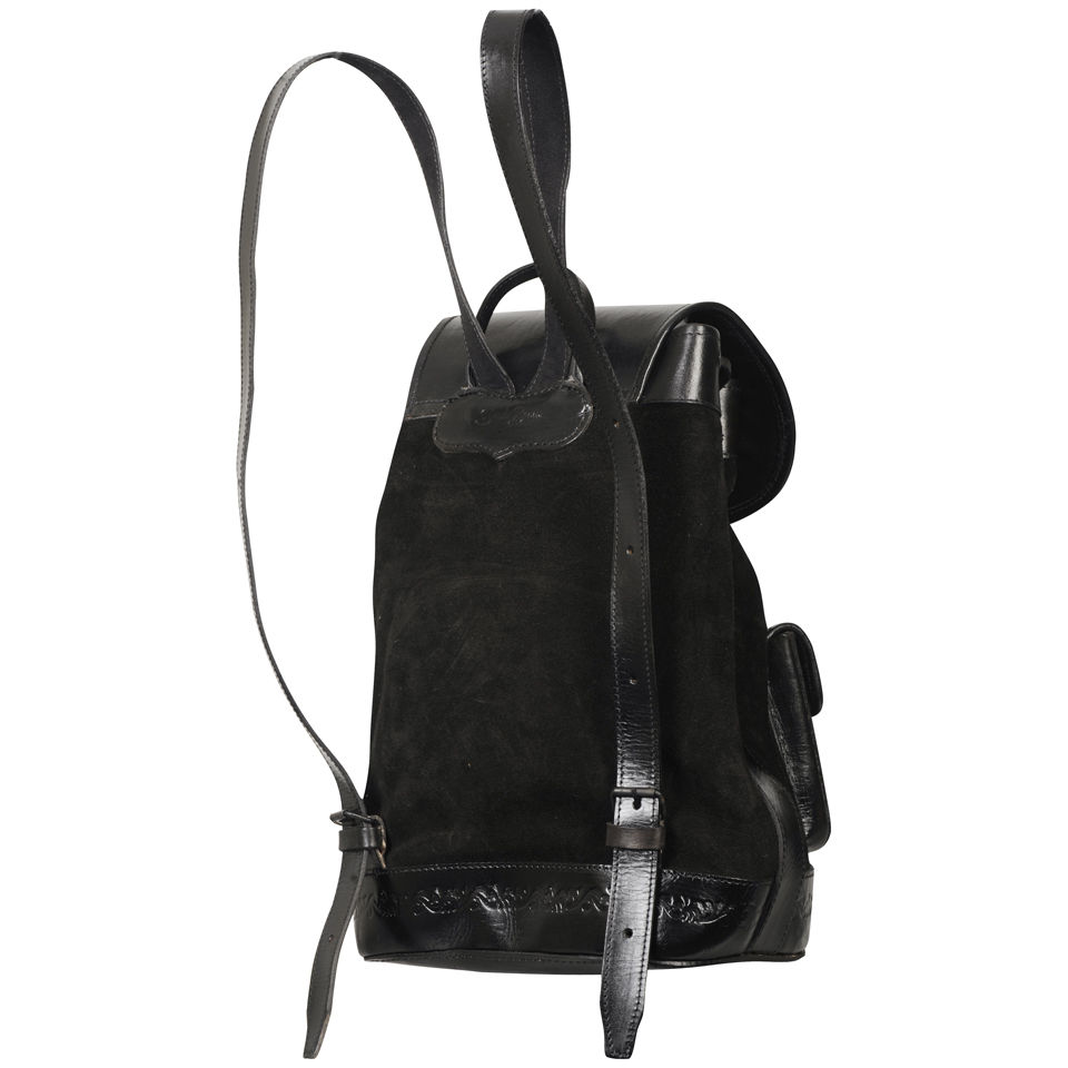 Beara Beara Mochata Leather Backpack - Black