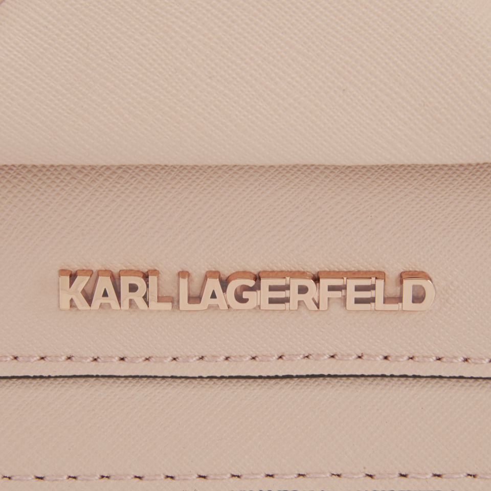 Karl Lagerfeld K/Klassik Shoulder Bag - Nude