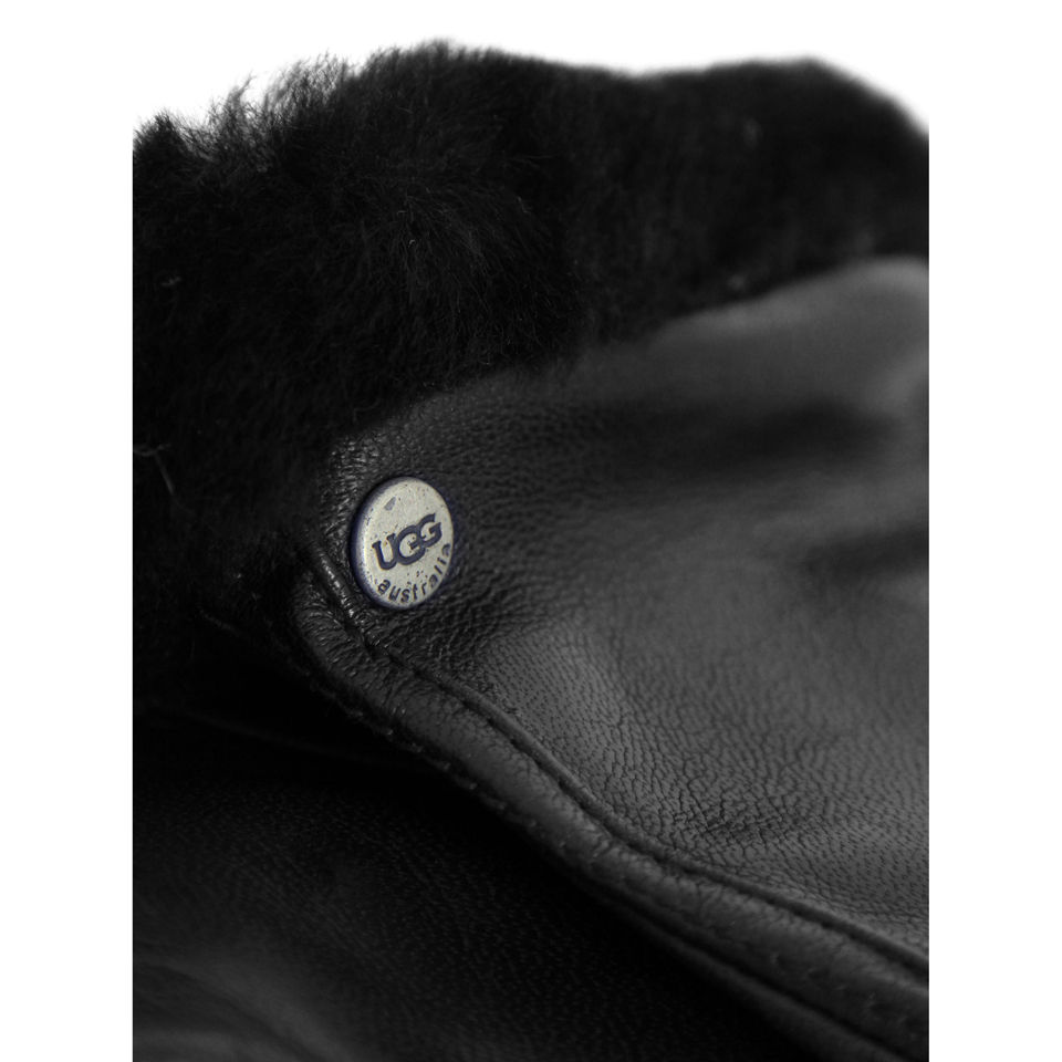 UGG Women's Classic Leather Smart Gloves - Black