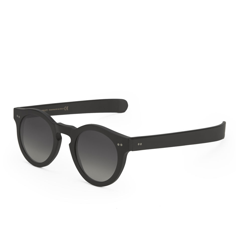 Eye Respect Shaun Matte Black Frame Sunglasses - Smoke