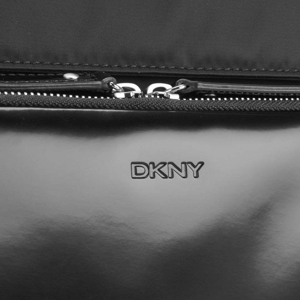 DKNY Patent Leather Backpack - Black